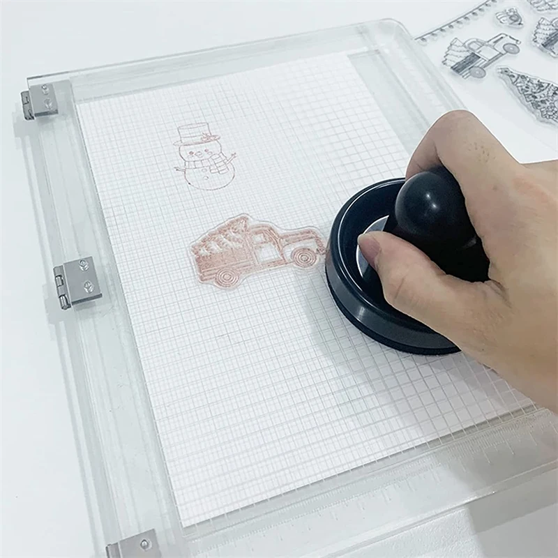 Stampendable Stamping Brush Tool Multipurpose Precision Press Craft Hand Tool Scrapbooking Embossing Cardmaking