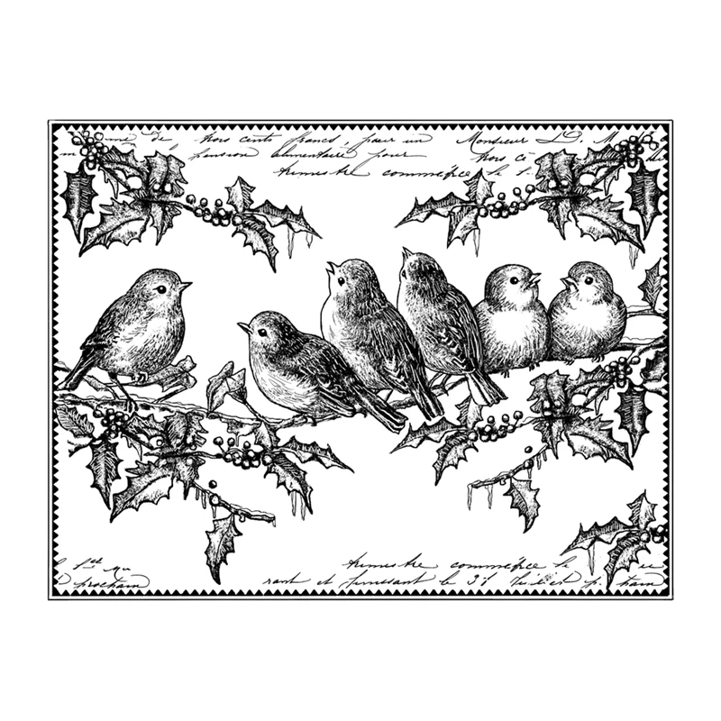 Bird Transparent Clear Silicone Stamp Seal for DIY Scrapbooking Photo Album Decorative Clear Stamps clear stamps silicone stamps