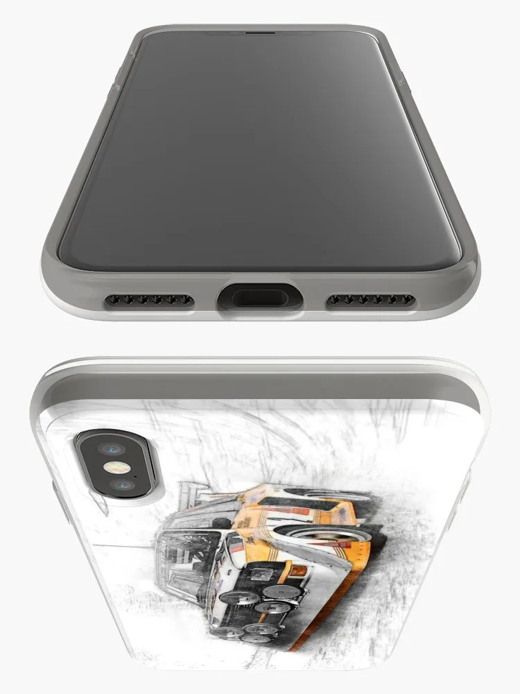 Чехол IllusSoft для ралли автомобиля для iPhone 7 8 6 6s Plus 5S 4 силиконовый прозрачный чехол для iPhone X Xs 11 Pro Max XR