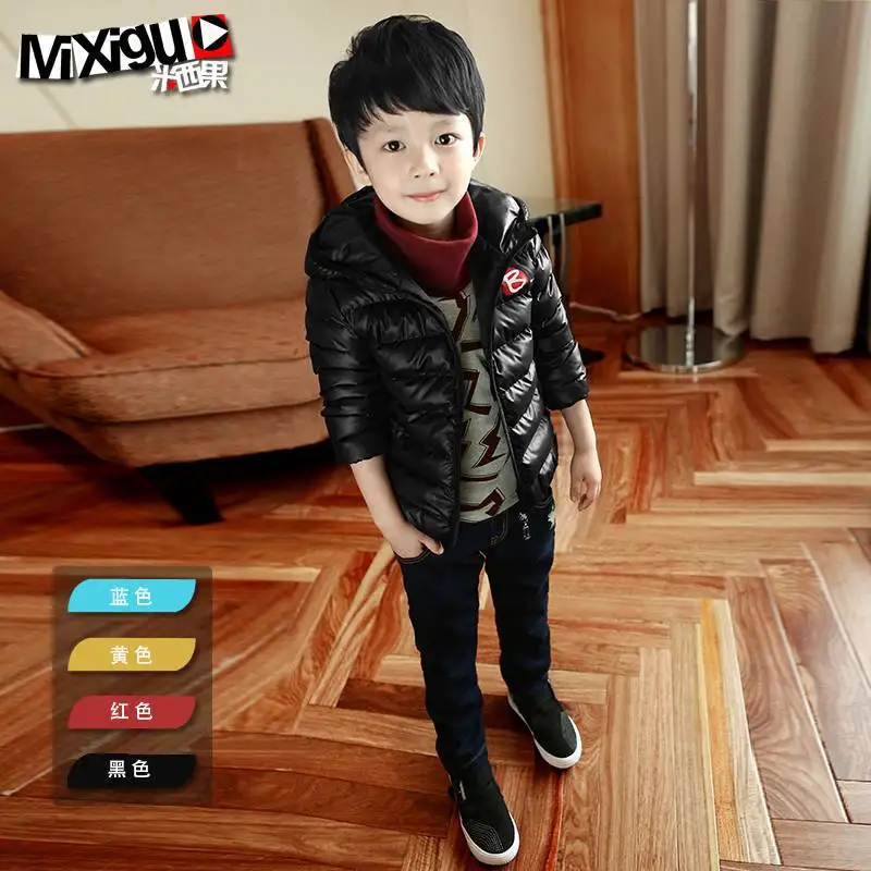 

Childrenswear BOY'S Winter Kids Coat down Jacket Cotton-padded Clothes 2017 Children Cotton-padded Jacket Boy Cotton-padded Clot