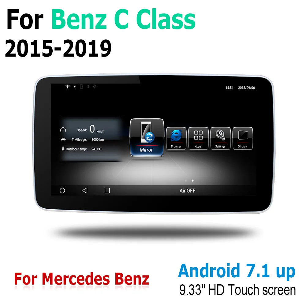 9 33 &quotAndroid сенсорный экран мультимедийный плеер стерео дисплей навигация GPS для