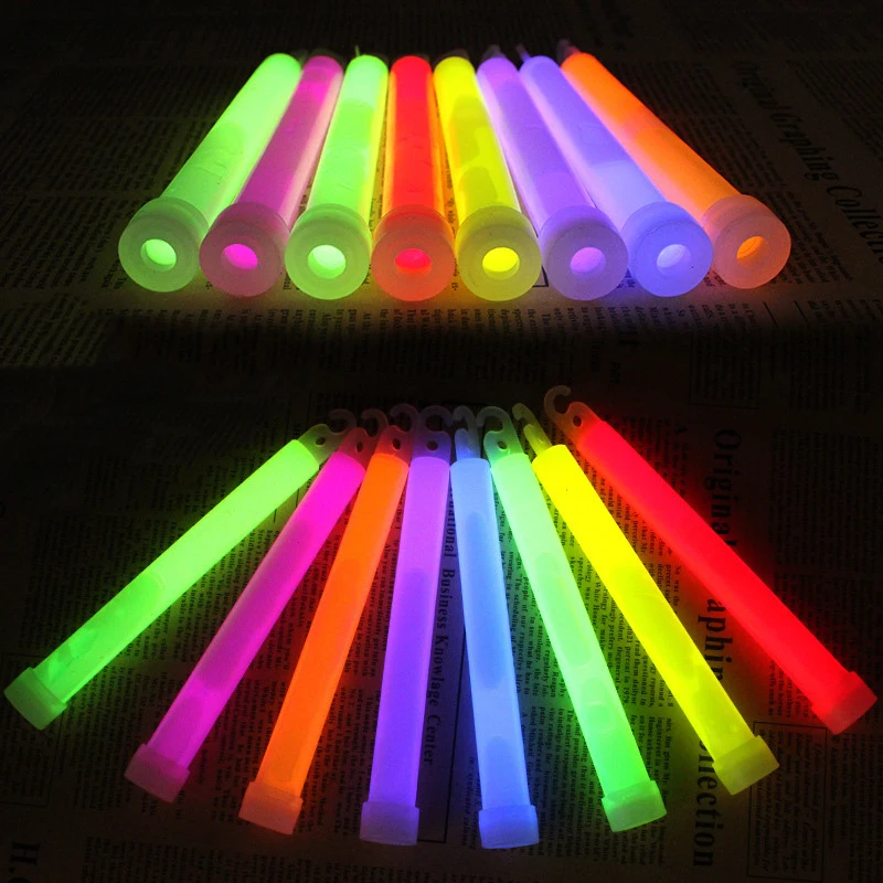 

5pcs/lot 6inch Multicolor Glow Stick Chemical Light Stick Camping Emergency Decoration Party Clubs Supplies Chemical Fluorescent