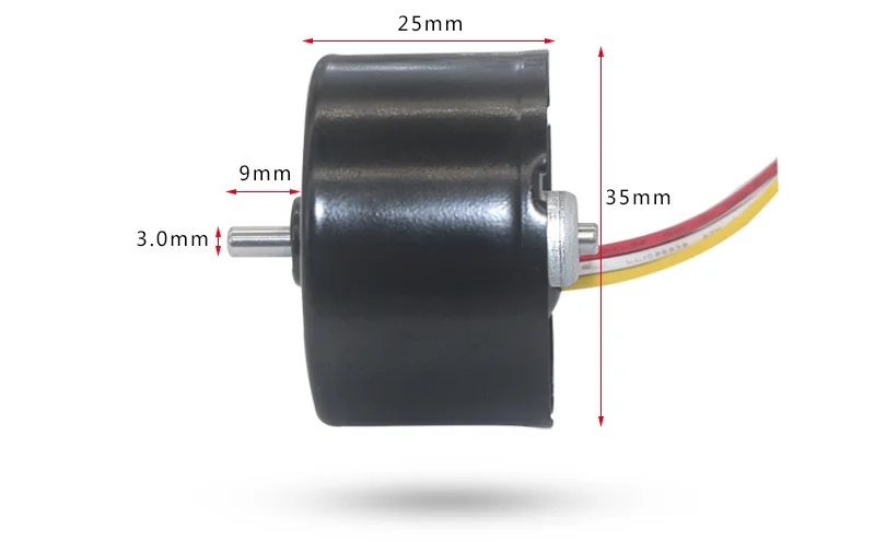 micro moteur bldc haute longue durée de faible vitesse frein moteur sans