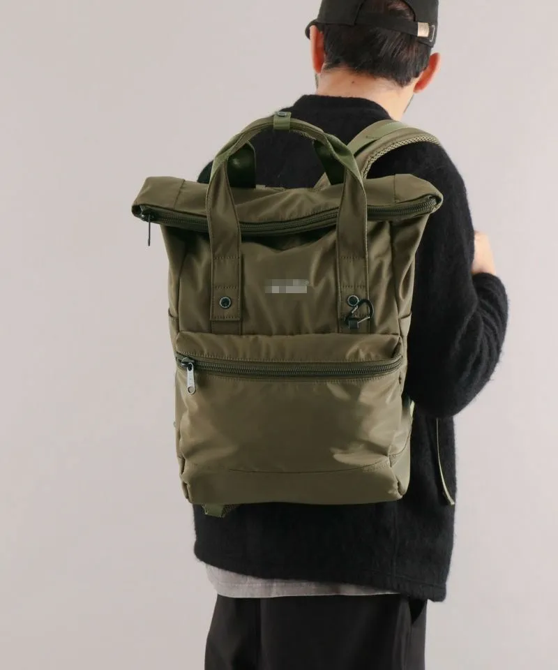 

Lotte 2019 New Style Lettered Embroidered Nylon Foldable Men's Bag WOMEN'S Bag Backpack Laptop Bag
