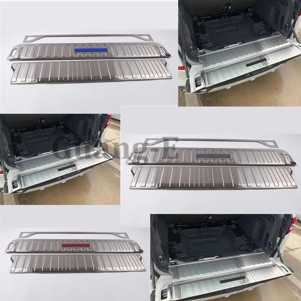 Автомобильная внутренняя Накладка заднего бампера накладка на багажник рамка