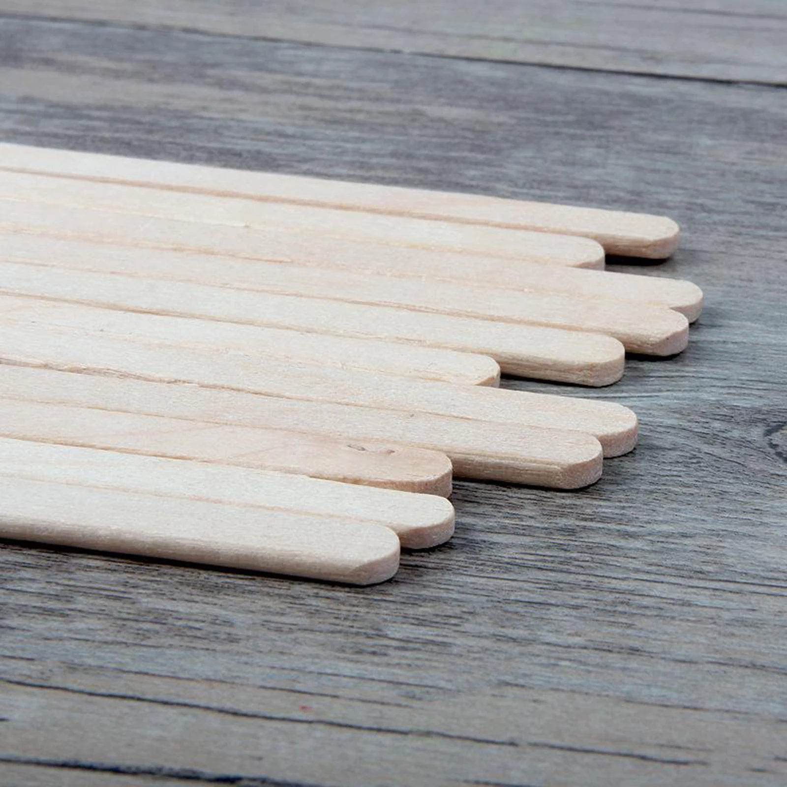 500pcs Wooden Coffee Tea Stirrers Craft Sticks Hot Corn Stick 5.5inch , Well Sealed