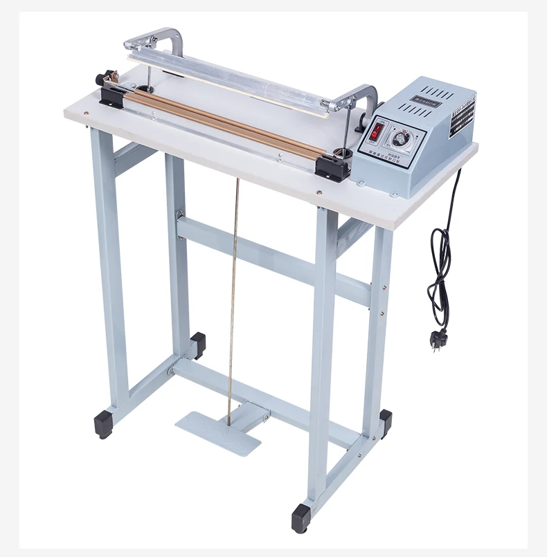 

SF-600 Pedal Sealing Machine for Plastic Bag with The Knife Cutting Function Pedal Impulse Plastic Bag Sealer