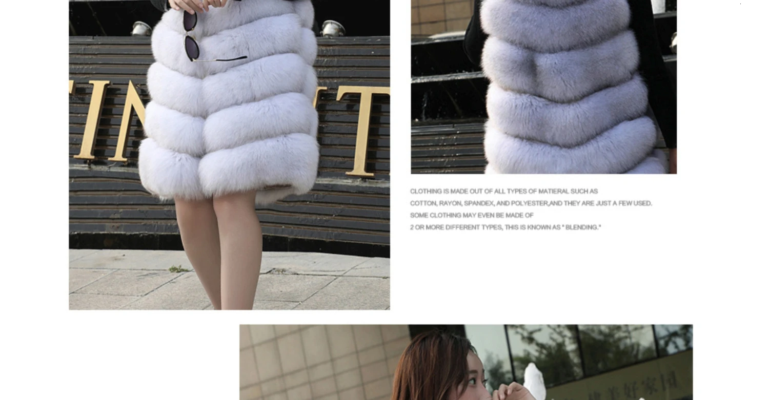 Best Real Fur Vests Long Winter Women Fur Vest Female Sleeveless Genuine Fur Vest Ladies Fashion Luxury Slim Warm High Quality 2019 51