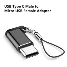 USB Type C Male naar Micro USB Vrouwelijke Adapter USB Type-C Ondersteuning OTG Voor Xiaomi 4C/LeTV /Huawei/HTC Oneplus LG Tablet(China)