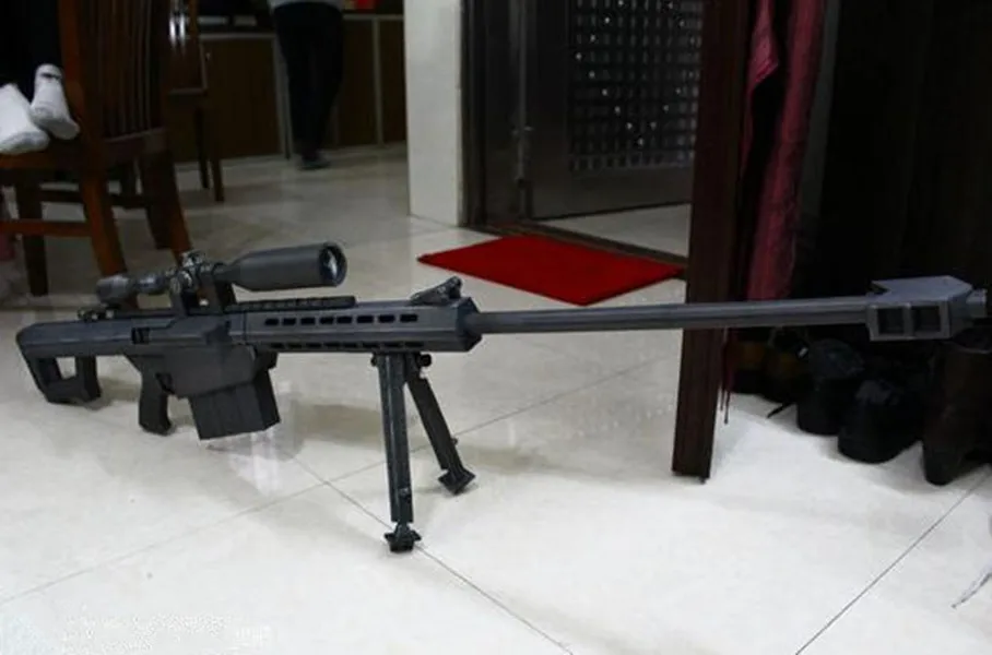Высококачественная 3D бумажная модель пистолета 1:1 снайперская винтовка Barrett M82A1