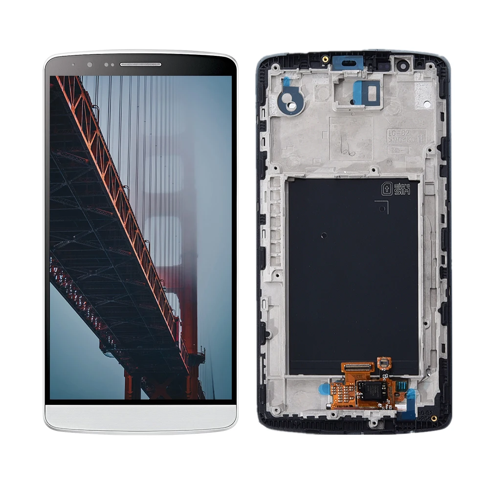 ЖК дисплей 5 &quotдля LG G3 D850 D851 D855 с сенсорным экраном и дигитайзером Замена для в