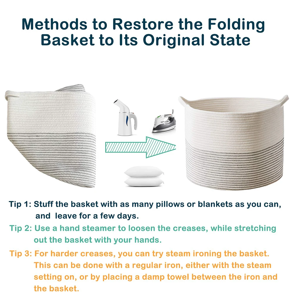Oeak, бытовая большая корзина для хранения белья, портативная корзина для хранения, большая емкость, детская корзина для хранения игрушек, корзина для хранения вещей для дома