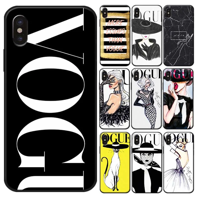 Phone Case for iPhone 11 pro max X XS MAX XR 7 8 6 6S plus 5S SE Soft silicone Cover VOGUE Christmas Princess | Мобильные телефоны