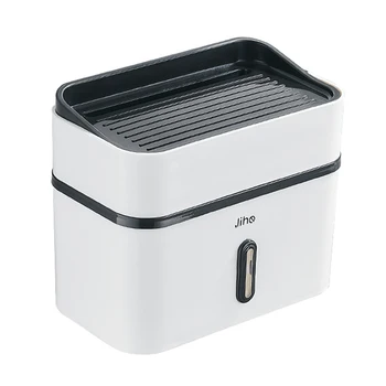 

Plastic Waterproof Wall Mounted Hotel Punch Free Large Capacity Kitchen Phone Storage Toilet Paper Holder Bathroom Supplies