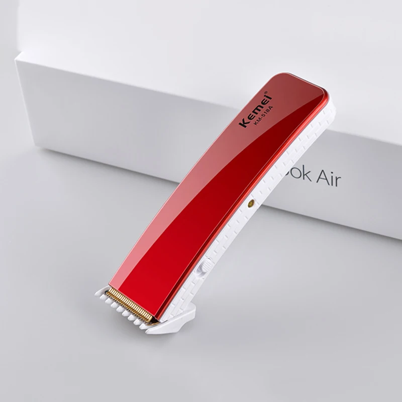 Kemei km-518a профессиональная электрическая машинка для стрижки волос, триммер для бороды, парикмахерский инструмент, машинка для стрижки волос с европейской вилкой