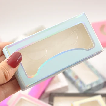

Wholesale Eyelash Packaging Box Lash Boxes Package Custom Rectangle Paper Box 3d Mink Lashes Storage Case Vendors