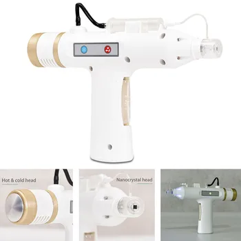 Best Needle-free Water Meso Gun Portable Nano Crystal Injector Mesogun With Heating And Cooling Anti-aging Skin Rejuvenation