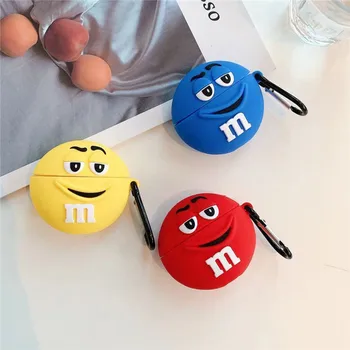 

Earphone Case for Airpods Pro Case Cute Silicone Cartoon Headphone/Earpods Box For Apple Air pods 3 Pro Cover Case With Keychain