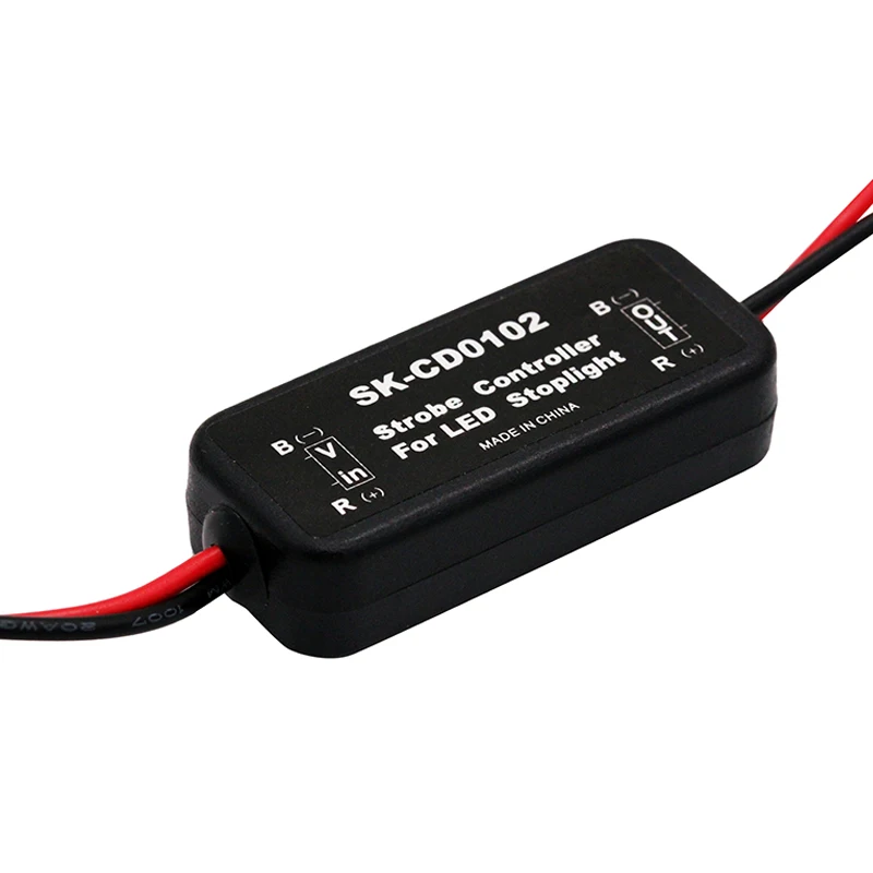 SELYNDE Newest Flash Universal Strobe for LED Brake Stop Light Lamp Controller Flasher Module 9-30v DC GS-100A