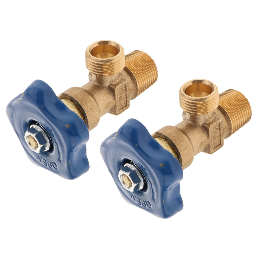 2 Pcs Small Gas Bottle Regulator Valve for MIG Welding Argon Cylinder