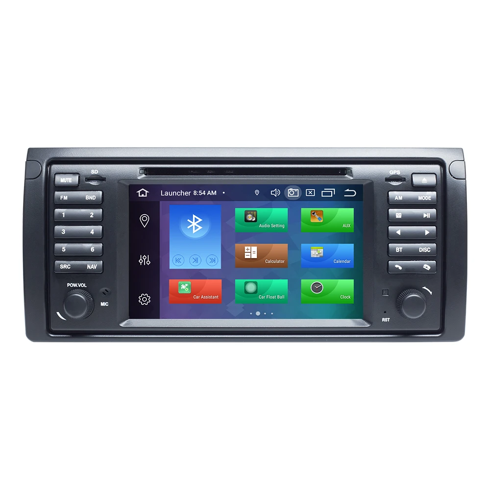  IPS DSP 8core 4GB 64G1 din Android 9.0 Car DVD Player For BMW X5 E53 E39 multimedia Radio GPS stere