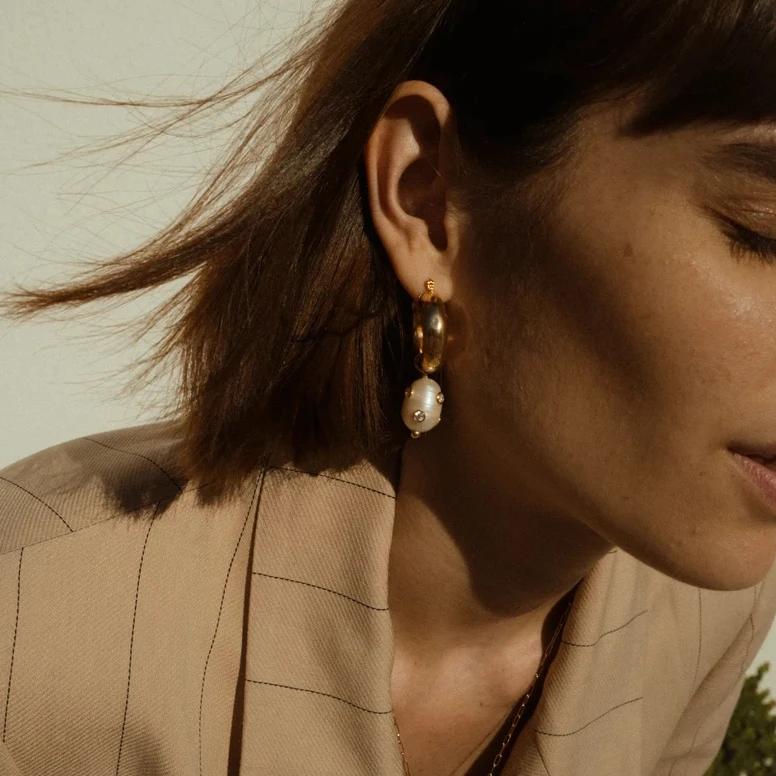 Boucles d oreille женские серьги для женщин эффектные большие серьги богемные boho висячие серьги из пресной воды с жемчугом