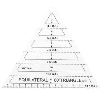 

4Pcs/Set Patchwork Quilting Template Ruler Kit Stencil Diamond Grade Ruler XH8Z