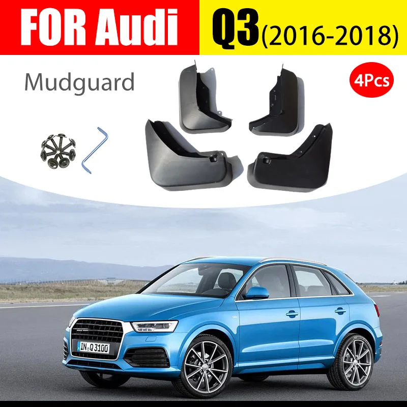 4pcs FOR Audi Q3 Mudflaps Guard Fenders Mudguard splash Mud Flap Fender Mudguards car Accessories auto styline Front Rear | Автомобили и