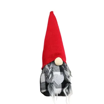 

Christmas Decoration Doll Santa Claus Faceless Doll Sitting Santa Claus Doll Christmas Pendant Window Decoration