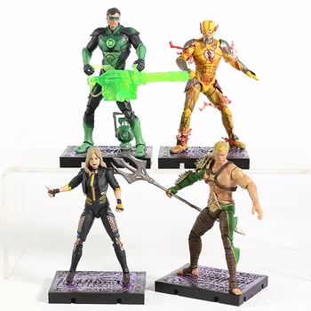 

DC Injustice 2 Green Lantern / Reverse Flash / Black Canary / Aquaman PVC Action Figure Model Toy Figurals