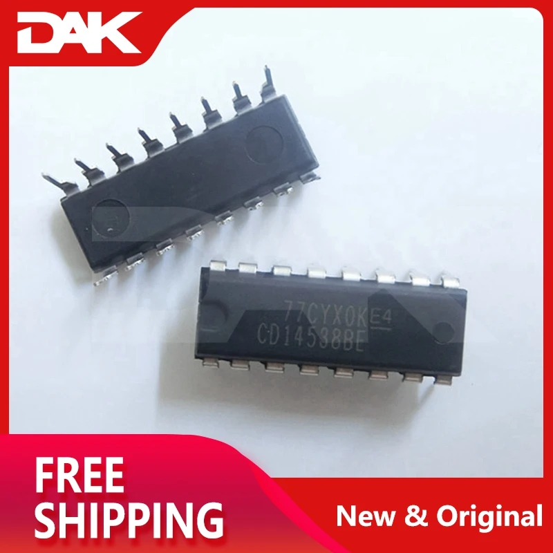 10 шт. CD14538BE CMOS двойной точности моностабильный мультивибратор IC чип DIP16