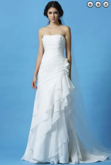 Новое модное длинное шифоновое платье принцессы vestido de noiva свадебное торжественное платье плюс платья для матери невесты