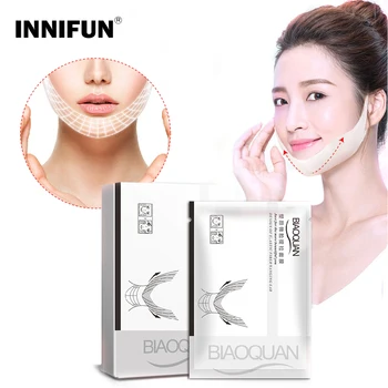 

5Pcs Lifting Firming Collagen Silk V-Face Mask Polypeptide Hydrating Moisturizing Acne Removing Acne Marks Mask