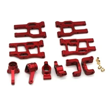 

Metal Upgrade Parts Kit Steering Knuckle Block Suspension Arm Set for LC RACING PTG-2 1/10 RC Car Spare Accessories