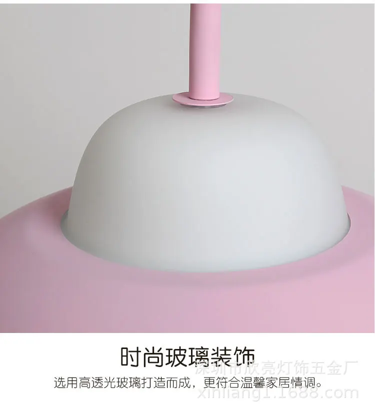 Simplicity Studio Case Lampshade Restaurant Hairdressing Salon Decorative Lighting Creative Cool Pot Cover Color Chandelier