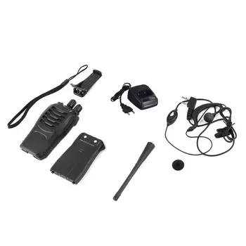 

2pcs/lot BAOFENG BF-888S Walkie talkie UHF Two way radio baofeng 888s UHF 400-470MHz 16CH Portable Transceiver with Earpiece