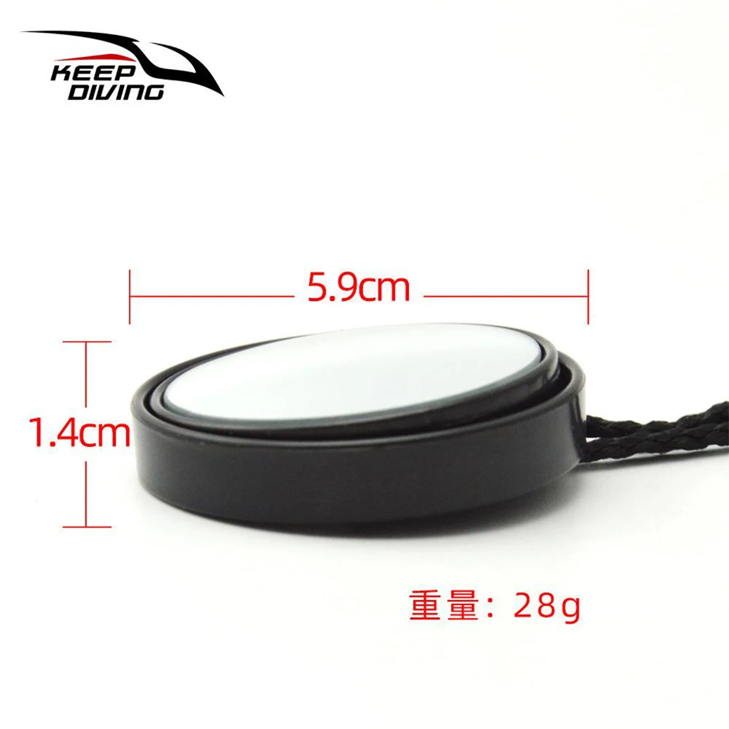 Anti-Impact Diving Rearview Mirror Cave Tech Dive Safety Diver Observe Mirrors Boat Diving Diver Mirror Equipment Signal