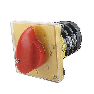 

Ith 25A 10 Screw Terminals Rotary Selector Changeover Switch