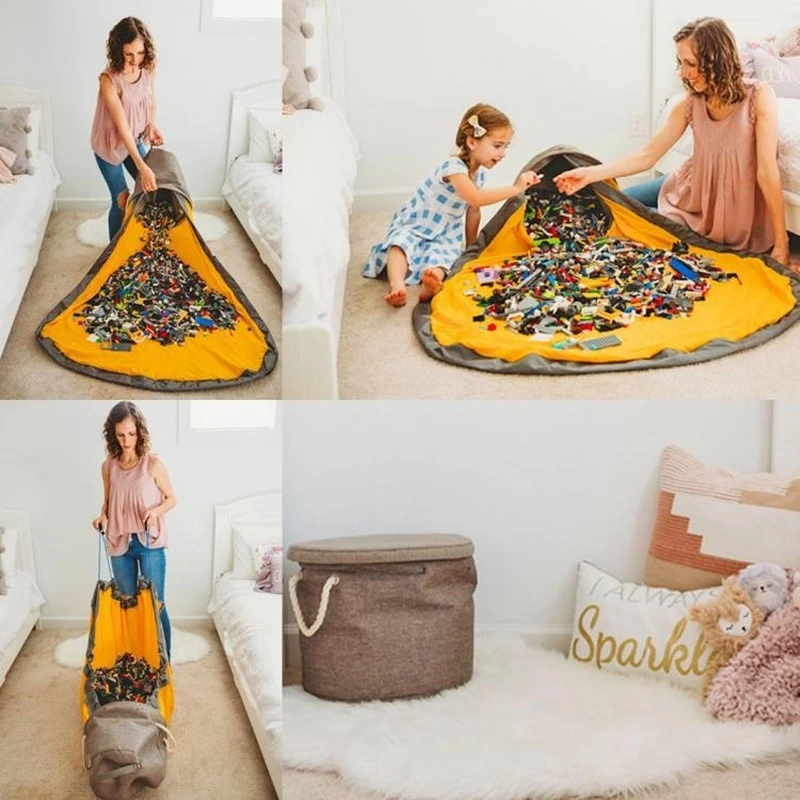 bucket toy organizer