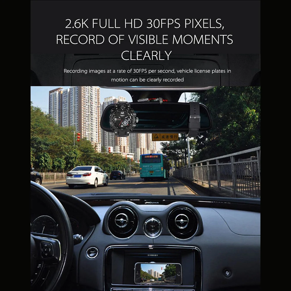 Новые смарт-часы FOX10 2,6 K мобильное приложение Беспроводная передача HD вибрирующие Короткие видео Спорт на открытом воздухе камера часы