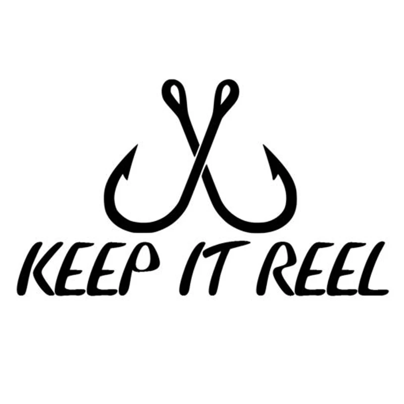 Keep It Reel Decal Fishing Car Sticker Vinyl Decor 6Zf 092Wall