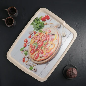 

Tray with decor "Accent", 42.5 × 32 × 2.2 cm, gray