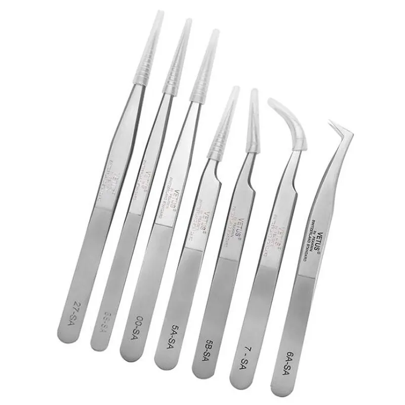 Eyelash Tweezers Vetus 6A-SA 3D/6D Volumn Eyelash Extension Stainless Steel Fan Lashes