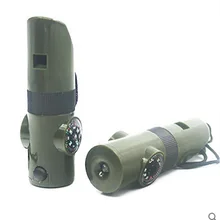 Большой Размеры кемпинг свисток спасателя мульти-функциональный свисток 7-в-1 ручной один путешествия BEEKING