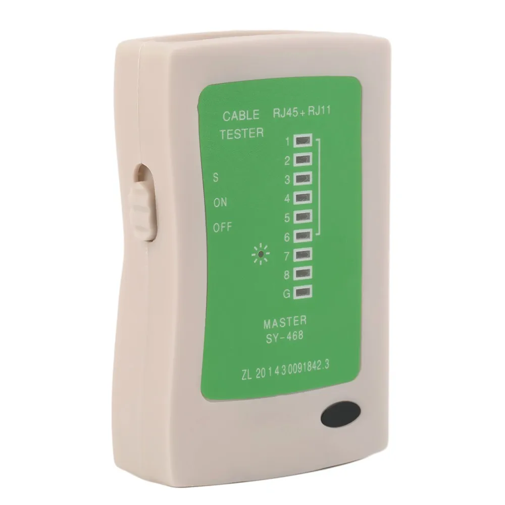 Профессиональный RJ45 RJ11 RJ12 CAT5 модульный коннектор для неэкранированной витой сети LAN кабель USB, тестер детектор средство для Удаленной Проверки сетевое оборудование инструмент
