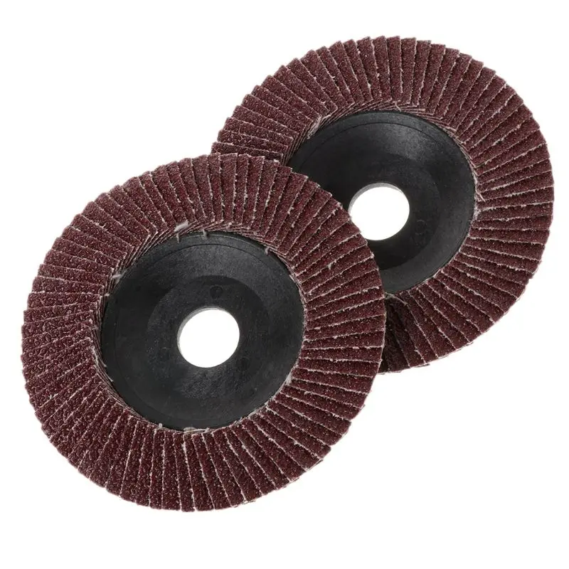 

Drop Shipping 80 Grit 100x16mm Polishing Grinding Wheel Quick Change Sanding Flap Disc For Grit Angle Grinder