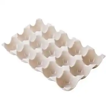 

Fridge Egg Storage Box 15-Grid Plastic Tray Holder Organizer Container Dispenser Refrigerator Capacity Beige Breakage-proof