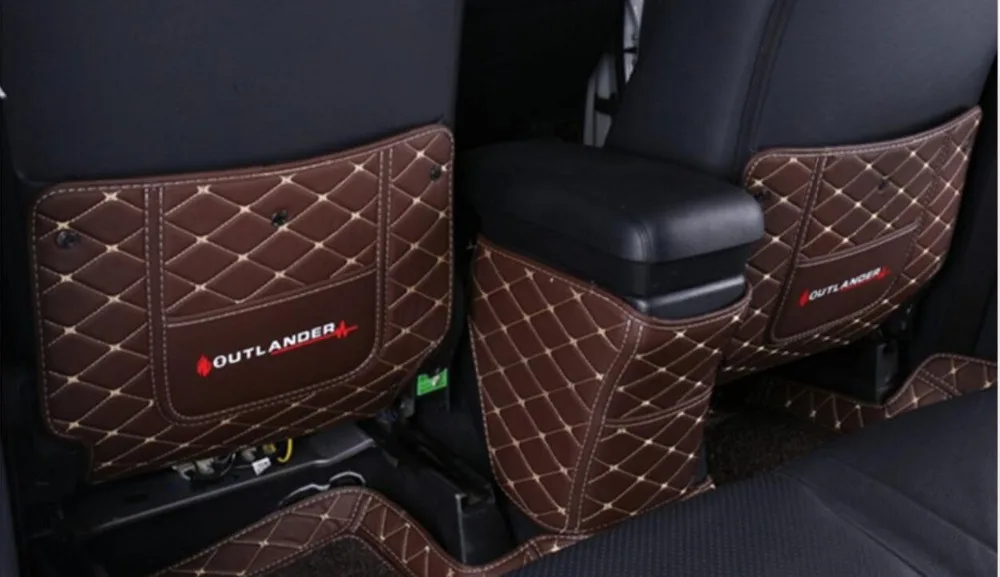 Для Mitsubishi Outlander, обновленная искусственная кожа, поручень, анти-удар, накладка, внутренняя модификация, анти-удар, защитная накладка, быстрая