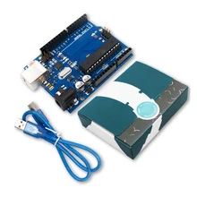 Для UNO R3 MEGA328P ATMEGA16U2 макетная плата с usb-кабелем для Arduino стартовый комплект с розничной коробкой