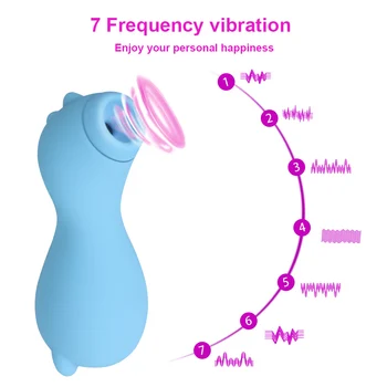 Cute Sucking Vibrators For Women Clitoris Sucker Nipple Licks Female Masturbator Suction Machine Anal Toys Erotic Goods Sex Shop 3